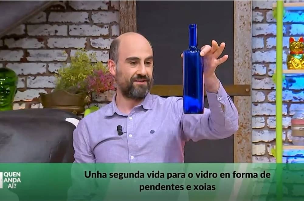 Tejeluz, arte en vidrio en la Television de Galicia