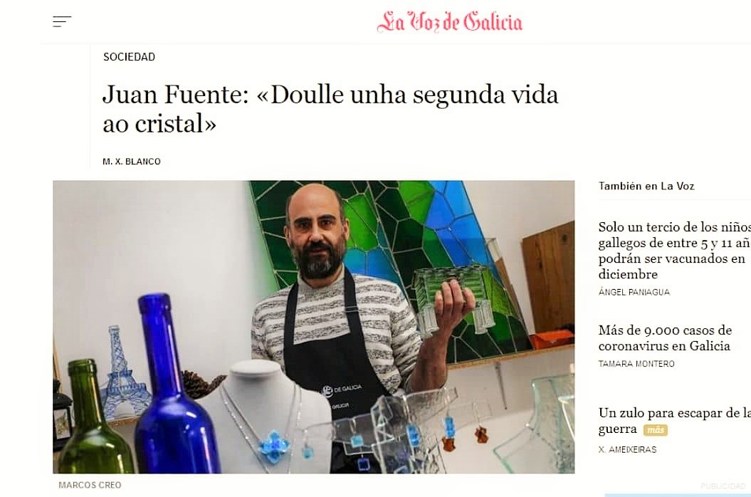 Tejeluz, joyería sostenible, en la prensa.